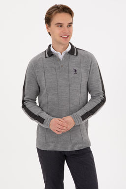 Erkek Gri Kazak - U.s. polo assn фото 3