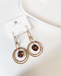 Серьги с кристаллами Swarovski