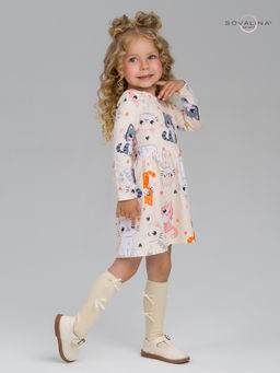 Платье Эля солнечные котики