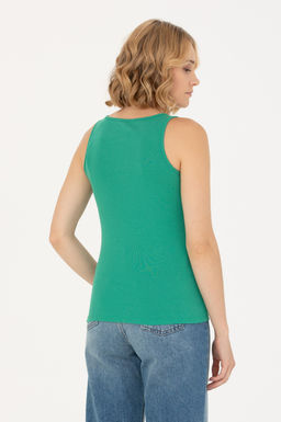 Kad_n Ye_il Basic Bisiklet Yaka Ti__rt - U.s. polo assn фото 5