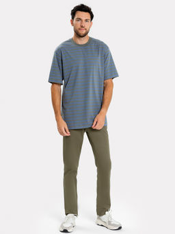 Мужские брюки джинсовые в зеленом оттенке хаки 2023-CTM102-2