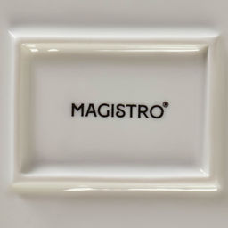 Тарелка десертная Magistro «Лакомка», 20×16 см, фарфор, белая