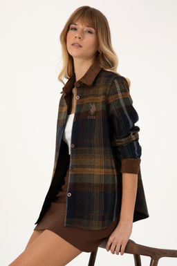 Kad_n Kahverengi Uzun Kollu G_mlek - U.s. polo assn фото 3