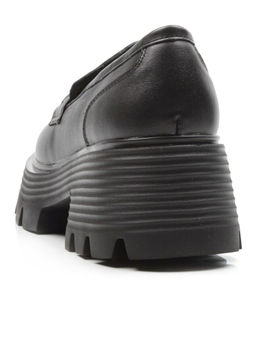 03-5930 BLACK Лоферы женские (натуральная кожа)