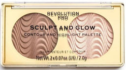 Revolution PRO Бронзер и Хайлайтер Sculpt & Glow Desert Sky