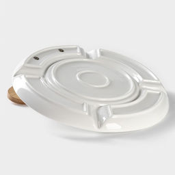 Набор для канапе и нарезки BellaTenero, 8 предметов: блюдо d=29.8 см, доска для нарезки, 2 ножа, 4 шпажки, фарфор, белый