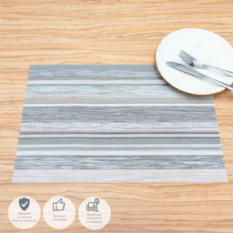 Цена за 12 шт. Салфетка сервировочная на стол Дождь, 4530 см, цвет бежевый - Simaland фото 4