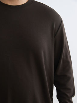 Bisiklet Yaka Erkek Sweatshirt