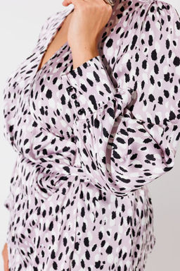 Блуза ANELLI 1735 Лиловый лео