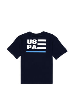 Erkek _ocuk Lacivert Comfort Bisiklet Yaka Ti__rt Sepette S_rpriz _ndirim - U.s. polo assn фото 2