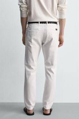 PANTAL?N CHINO SKINNY FIT / Blanco