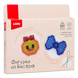 Фигурки из бисера. Брелоки "Уточка, бантик"