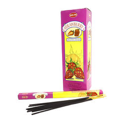 Благовония HEM sq Strawberry клубника уп-25шт 8 палочек