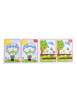 Раскраски набор «Рисуем точками», 6 точка - маркеров, 8 раскрасок