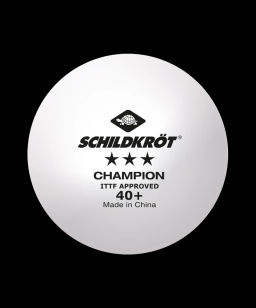 Мяч для настольного тенниса Donic 3* Champion ITTF, белый, 3 шт.