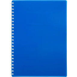 Бизнес-тетрадь А5 48л. Attache Economy, гребень,пласт.обл,синий, клетка  фото 2