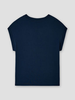 Темно-синий жилет