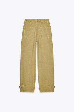 BALLOON TROUSERS WITH BELT LOOPS - Zara фото 8