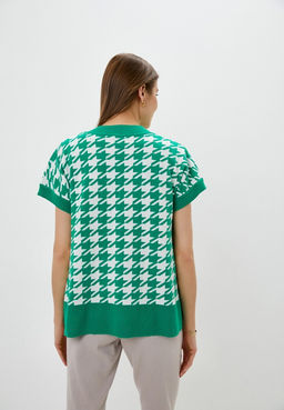 Жилет с орнаментом гусиные лапки - Incity фото 15