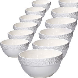 29964 Набор салатниц 12 предметов фарфор LR (х6)