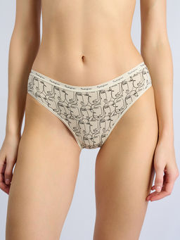 Трусы женские Indefini 5105LUF хлопок с эластаном мультиколор