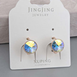 XUPING Серьги-пуссеты с английским замком арт. 13 0187 (id 263255)