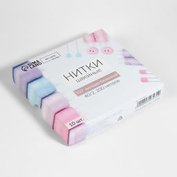 Цена за 10 шт. Нитки 40/2, 200 м, бежевые №707