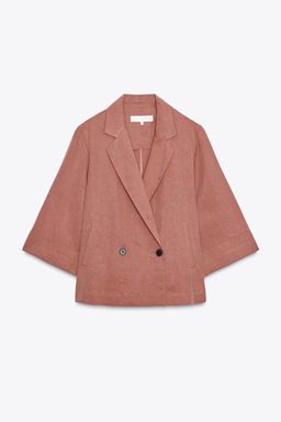 FRENCH SLEEVE DOUBLE-BREASTED BLAZER - Zara фото 23