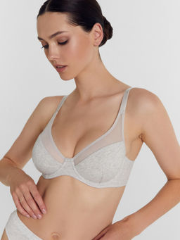 Бюстгальтер женский макси в сером цвете - Mark formelle фото 2