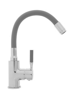 Смеситель для кухни с силиконовым изливом и гайкой, A9890T-2.