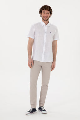 Erkek Beyaz K_sa Kollu G_mlek Sepette S_rpriz _ndirim - U.s. polo assn фото 5