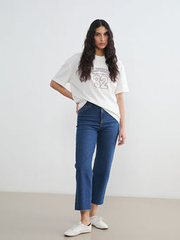 Straight Fit Kad?n Jean Pantolon