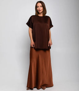 Блуза #ОБШ2830, шоколадный - Dommod фото 4