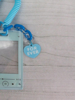 Футляр для карт с брелком "Forever song", blue