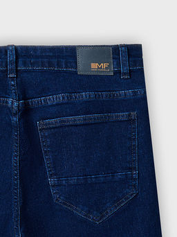 Джинсы прямые мужские темно-синие - Mark formelle фото 9