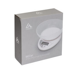 Весы кухонные Luazon LVK-706, электронные, с чашей, до 5 кг, белые - Luazon home фото 11