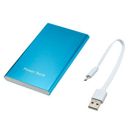 Внешний аккумулятор Luazon PB-19, 4000 мАч, USB, 1 А, индикатор, металл, синий