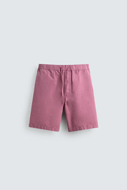 BERMUDA LAVADA REGULAR FIT / Rosa
