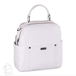 Рюкзак женский кожаный 99353-2 white Velina Fabbiano-Safenta/20 в Новосибирске