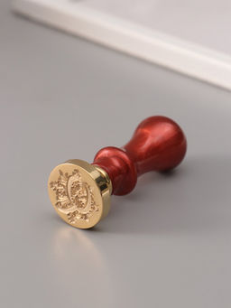 Печать для сургуча с пластиковой ручкой «Буква Q на вензеле», 2.5×2.5×6.3 см