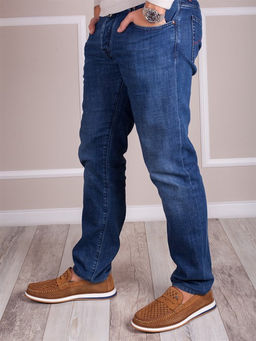 Мокасины мужские мега комфорт/ Слиперы мужские тренд/ Лоферы практичные 1302-01-L1 Рыжий2 - Piniolo фото 3