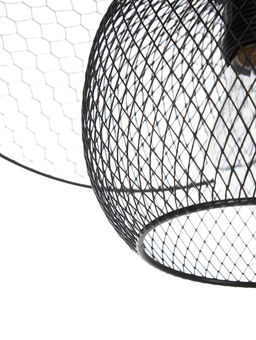 Светильник подвесной ЭкономСвет 10297/1MBK, 1×40 Вт, E27, 42×42×17-80 см, чёрный