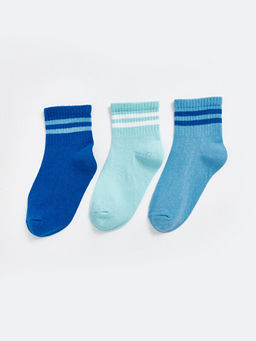 ?izgili Erkek ?ocuk Soket ?orap 3l?