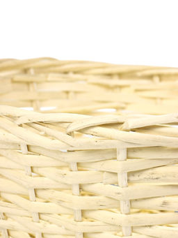 Корзина плетёная для хранения Liana, с ручкой, бежевая, набор 3 шт.