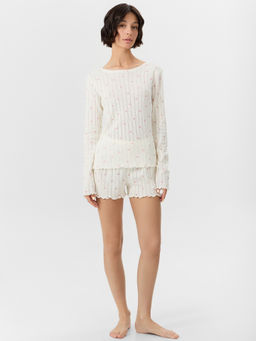 КОМПЛЕКТ ЖЕНСКИЙ (ДЖЕМПЕР, ШОРТЫ)