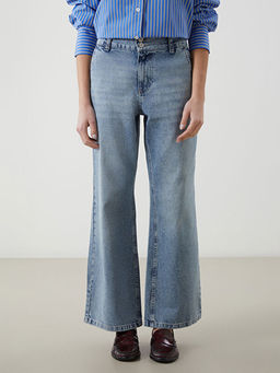 Straight Fit Kad?n Jean Pantolon