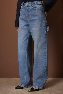 Mavi Aksesuar Detayl? Marangoz Yuksek Bel Baggy Jeans TWOAW26JE00305