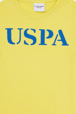 U. S. Polo Assn Детская футболка с круглым вырезом Цитрон - U.s. polo assn фото 6