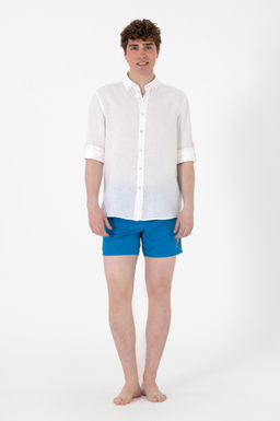 Erkek Kobalt Mavi Deniz _ortu Sepette S_rpriz _ndirim