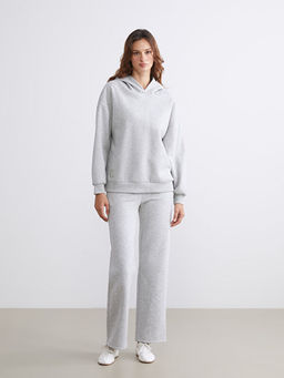 Nak??l? Oversize Kad?n Kal?n Hoodie